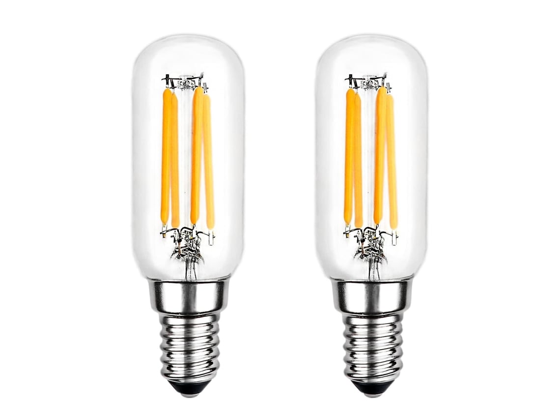 Lâmpada Led T25, E14, 4w, Branco Quente, 6000k, Pacote Com 2