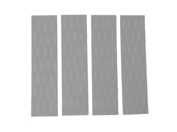 4pcs Protetor Anti-derrubada Eva Para Prancha De Surf Skimboard Kayak Tração Dianteira Cinza