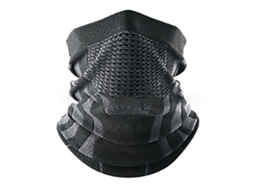 Business protetor Facial Tubo de Pescoço Acolchoado Antivento Aquecedor para Ciclismo Outdoor Preto Cinza