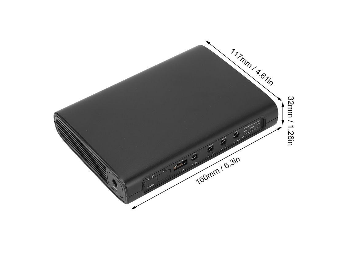 Laxiscreed Mini Ups Para Routers Com Suporte Usb E Proteção De Energia Confiável