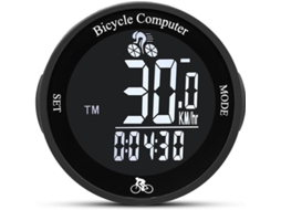 Sensor De Velocidade Para Ciclismo De Estrada, Ciclocomputador Com Fio, Velocímetro Para Bicicleta Com Luz De Fundo Automática Ip67 (preto)