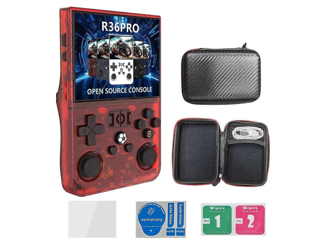 Console De Videogame Portátil Retrô R36 Pro Com Tela Colorida Hd De 3,5 Polegadas E Ajuste Completo Ly Ebike