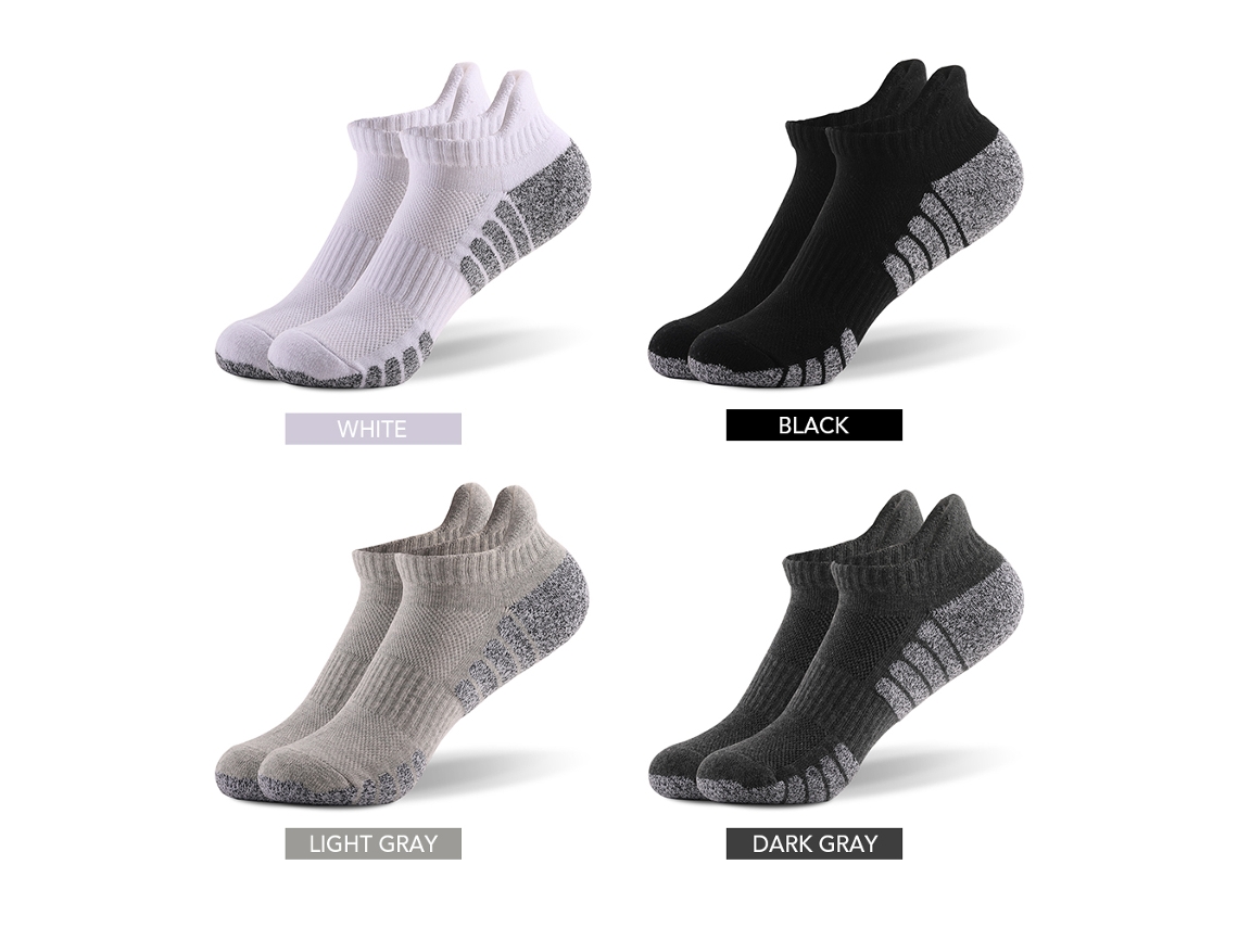 Urbannova-meias De Tornozelo Esportivas 6 Pares 80% Algodão