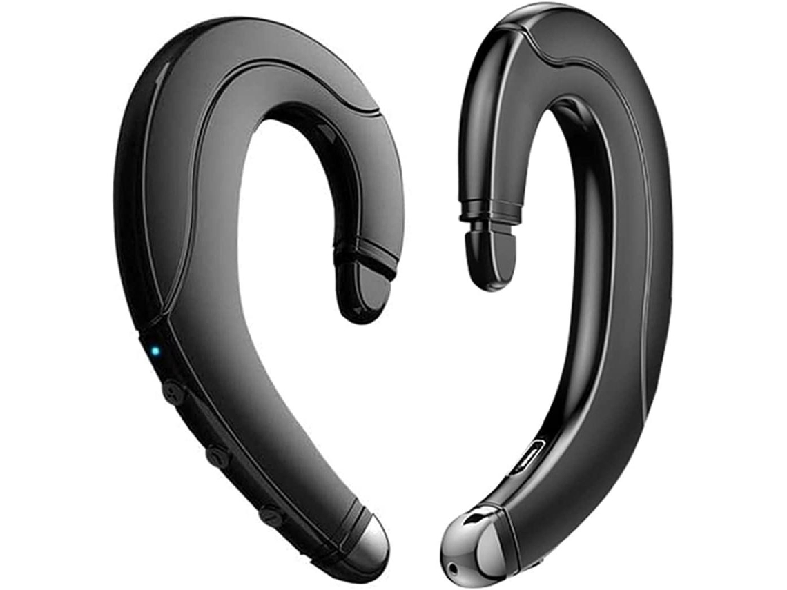 Fones de ouvido Bluetooth MDUG com microfone, cancelamento de ruído, Bluetooth V5.3, até 10h de bateria