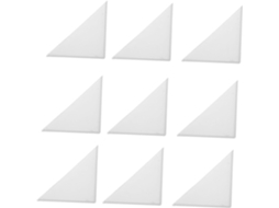 100-protetores De Canto Triangulares Plástico Para Móveis, Protetores De Canto Espelho Com Moldura Plástico Para Mesas
