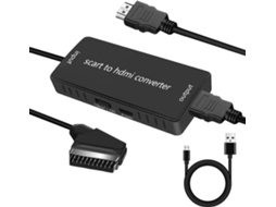 Adaptador Scart Para Hdmi, Adaptador Hdmi Scart Para Tvs Com Cabo De Alimentação Usb