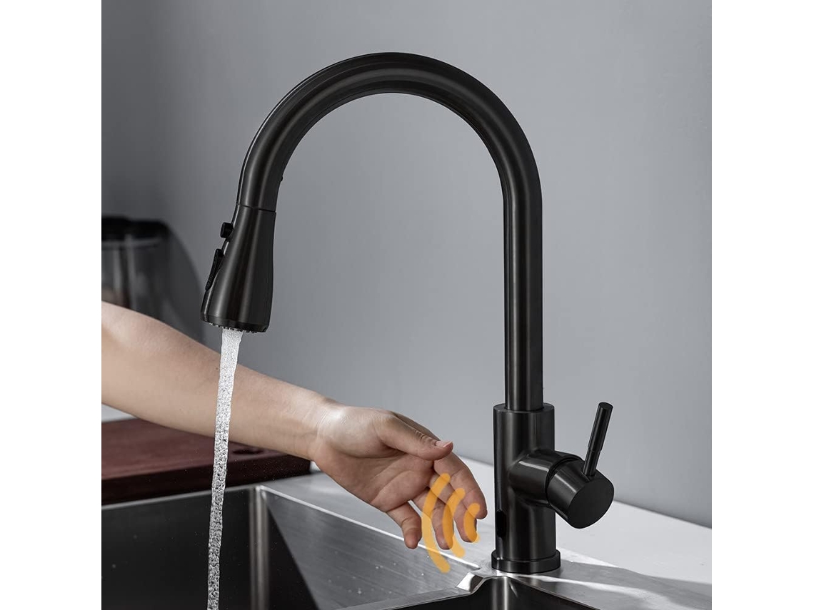 Torneira De Cozinha Inteligente Sem Toque Com Sensor Infravermelho