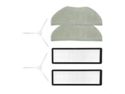 6 Peças de Substituição para Mijia Stfcr01Sz Filtro de Escova Lateral de Pano