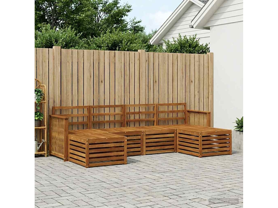 Vidaxl Conjunto De Sofás Para Exterior 5 Unid.