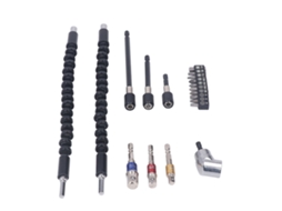 Kit De Extensão Para Brocas Laxiscreed Com Dobra De 105°, Flexível E Versátil Para Aumentar A Precisão De Trabalho