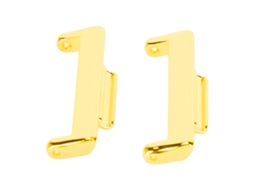 Conector Pulseira Relógio Metal Fit 2 20mm Dourado 2 Peças
