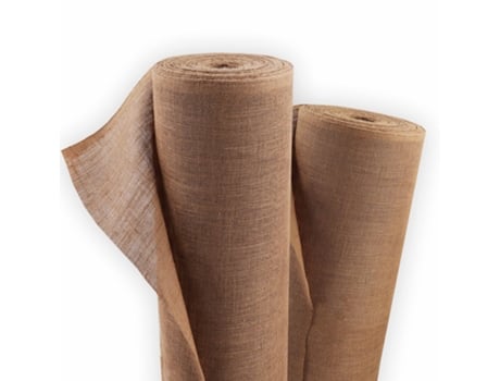 65 M X 1 M Tecido de Juta 305 G/M², Forro de Juta para Jardim, Juta, Tecido de Juta, Tecido de Burlap, Fita de Juta AQUAGART