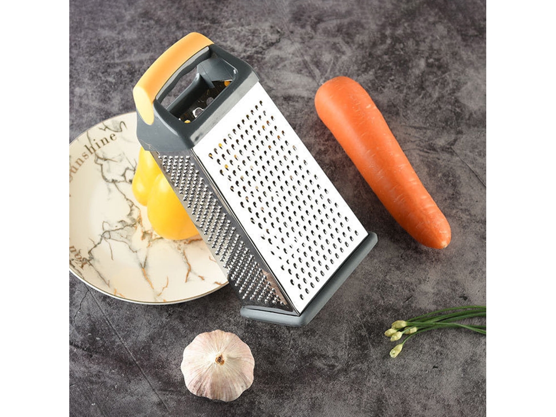 Ralador De Queijo E Vegetais Com 4 Faces - Ralador De Caixa Em Aço Inoxidável Para Parmesão E Gengibre