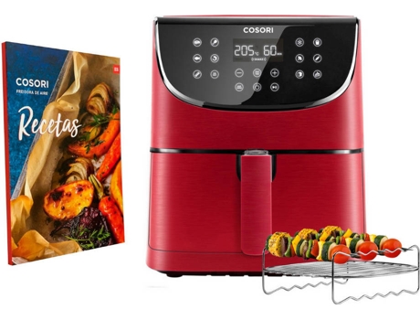Fritadeira COSORI CP-158 Chef Edition (Baixo Teor de Gordura - 5.5 L - Vermelho)