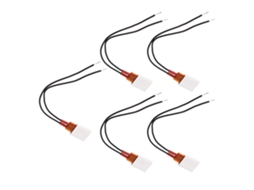 5 Peças Placa De Aquecimento Ptc Cerâmica Termostática Alumínio Elemento Aquecedor 70℃ Cavo Preto 24v