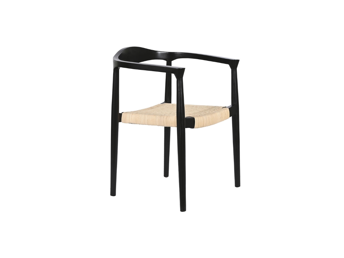 Cadeira Dkd Home Decor Branco Preto 59 X 55 X 78 Cm
