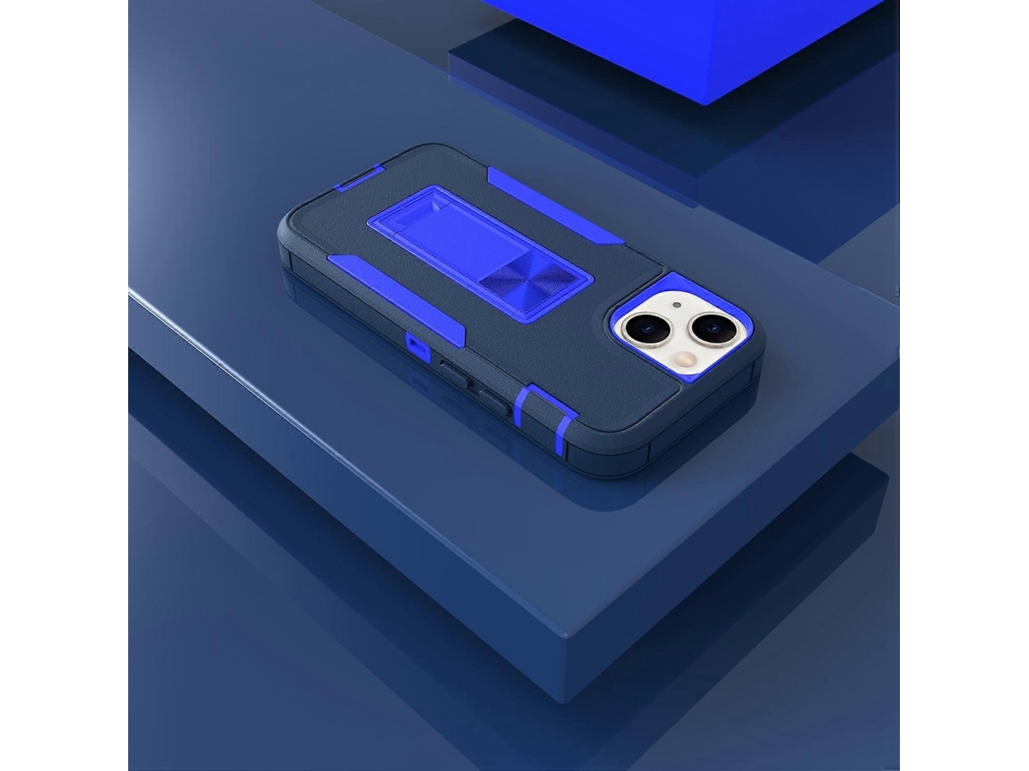 Capa Traseira Híbrida À Prova De Impactos Com Suporte Integrado Para Iphone 13 Mini De 5,4 Polegadas