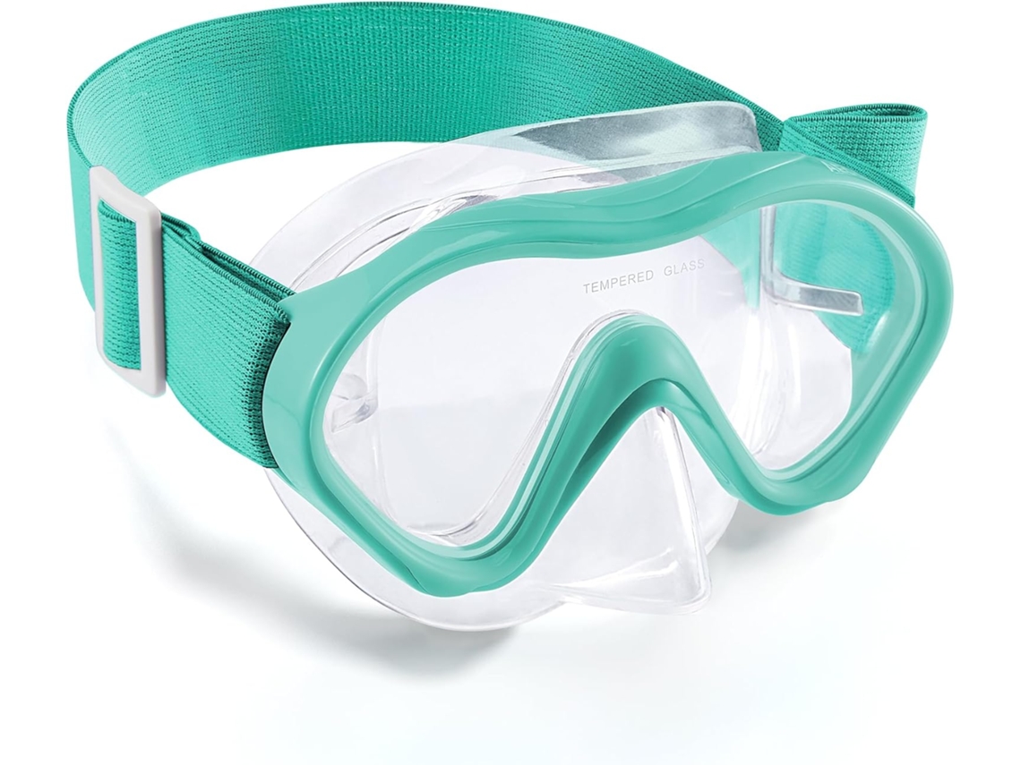 Óculos De Natação Para Crianças Com Protetor Nasal, Máscara De Mergulho Com Snorkel Para Crianças De 3 A 12 Anos Slowmoose