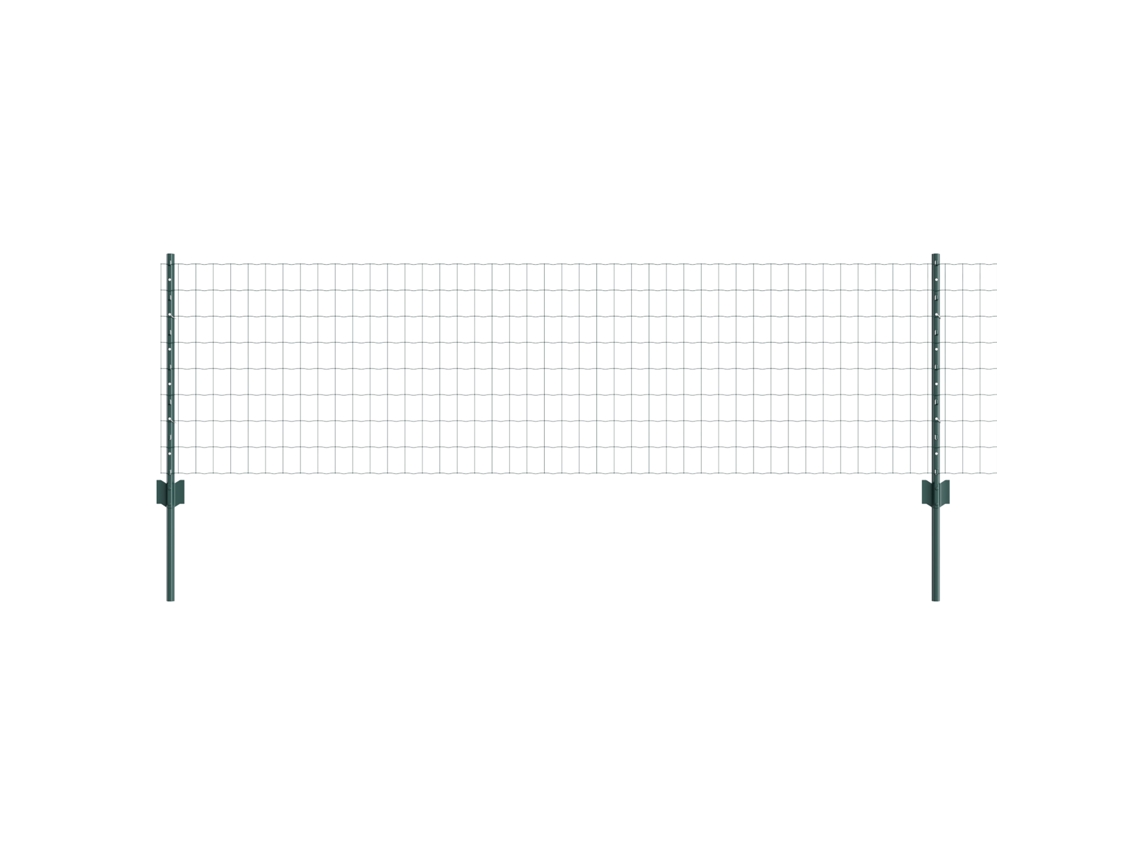Conjunto 1 Barreira Externa Vidaxl Verde Aço (25 X 0,6 M)