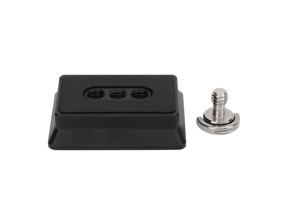 Placa de liberação rápida tipo Arca para DJI RS2 com parafuso de metal de 1/4 de polegada