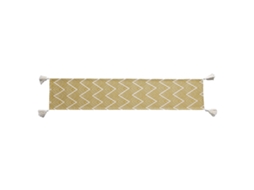 13 X 70 Padrão Ondulado Mesa de Jantar Toalha de Mesa Adequado para Café Decoração de Mesa de Fazenda Longa Amarelo