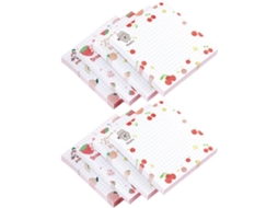 Bloc-notes Autocollants Fleuris 8 Carnets 640 Feuilles Papier Et Créatif Pour Bureau Et École
