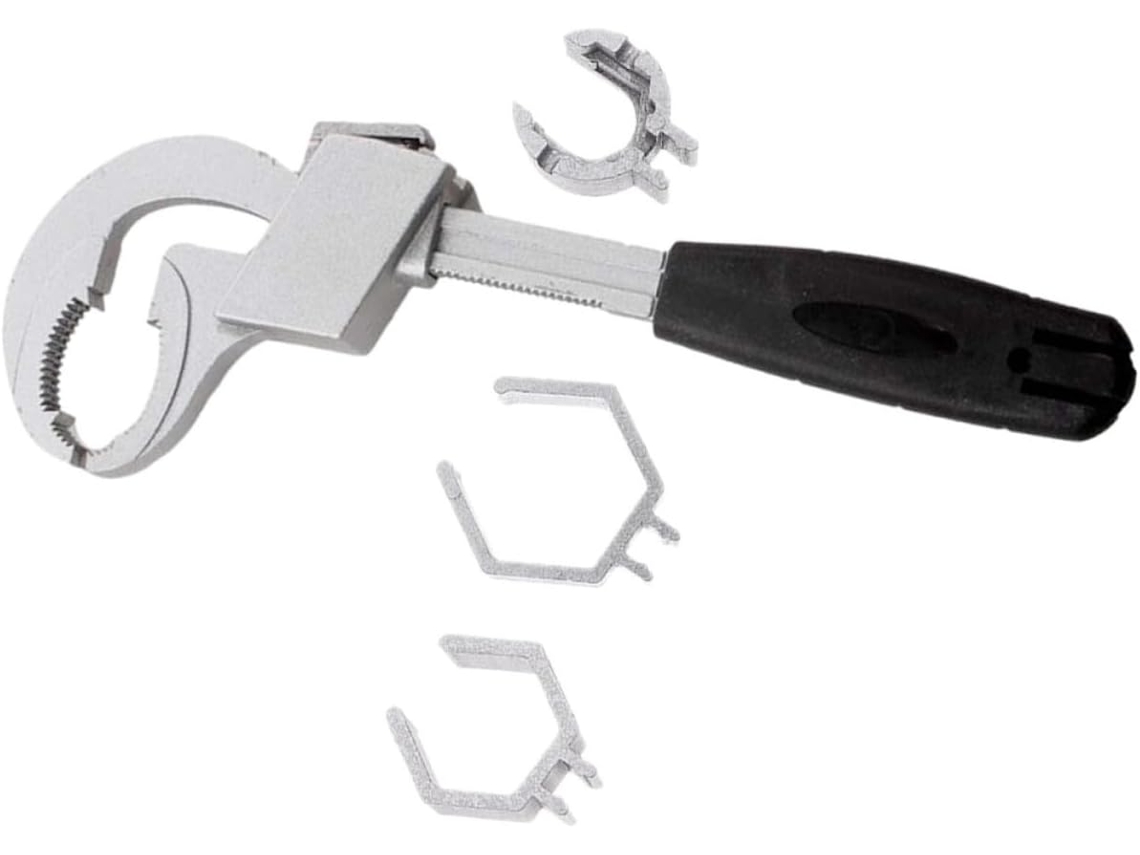 Chave inglesa multifuncional HEALEVED de dupla extremidade, pequena para torneiras e pias