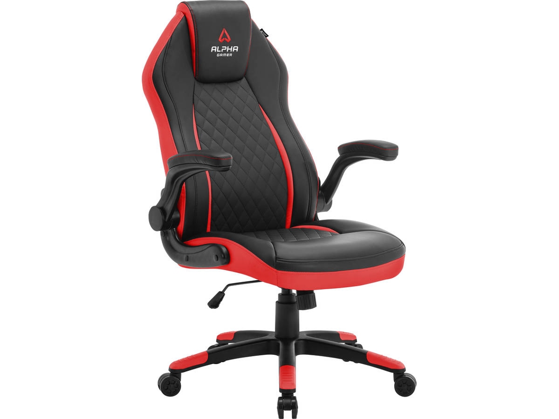 Cadeira Gaming ALPHA GAMER Sírius (Até 130 kg - Elevador Classe 4 - Vermelho)
