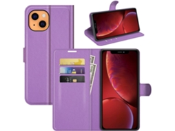 Capa Fólio Lichia Função Fecho para iPhone 13 Mini HONGWE. Pele Magnética Multicor