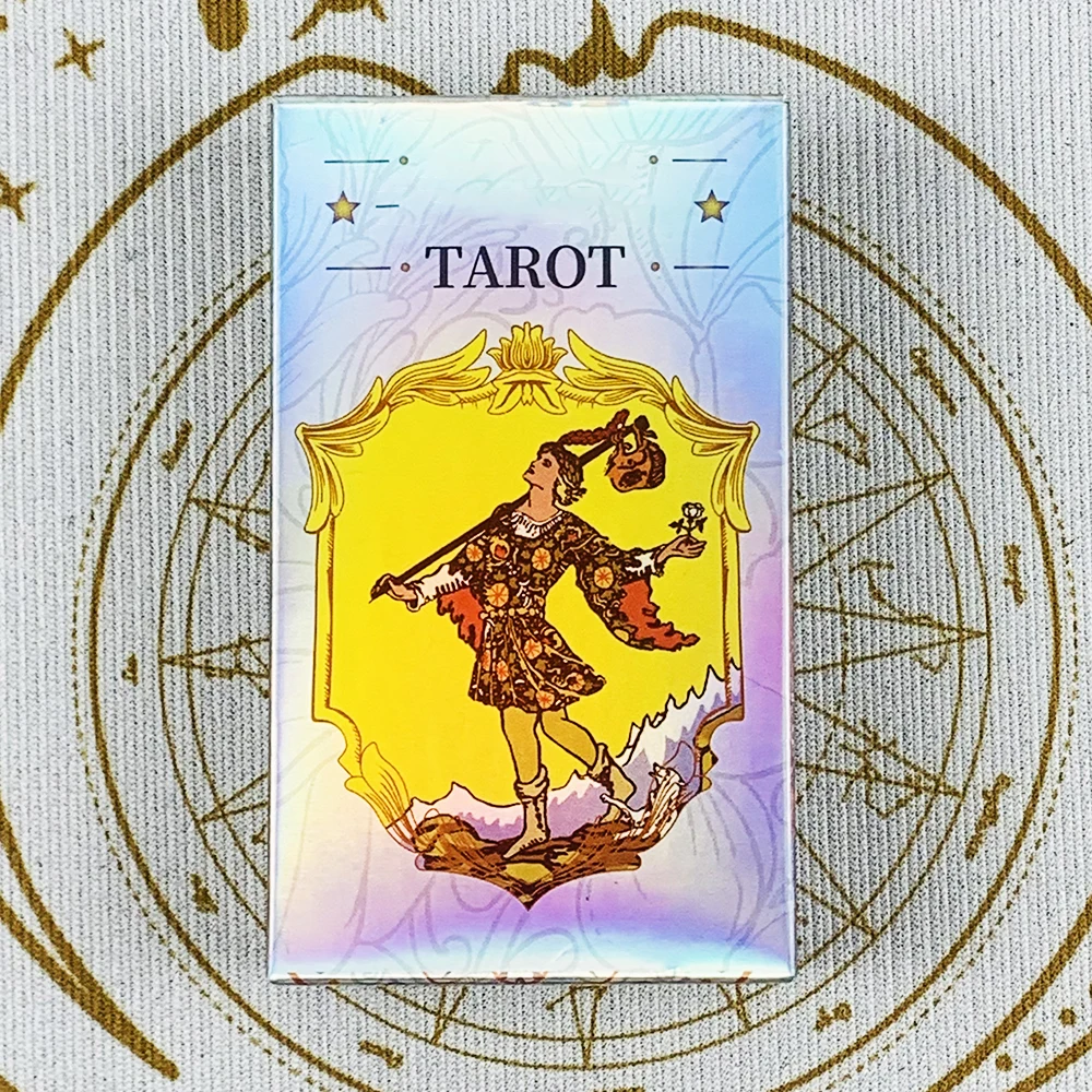 Jogo de Tarô com 78 Cartas Coloridas para Adivinhação. MDUG