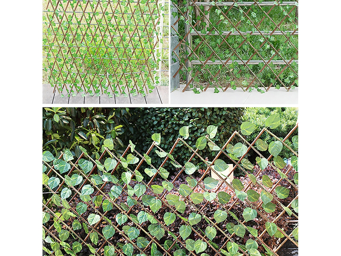 Cerca Simulada (decoração De Jardim, Função Retrátil) Eoocoo