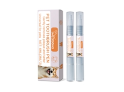 Caneta de Escova de Dentes LAXISCREED para Cães e Gatos, Combate Tártaro e Placa de Forma Segura