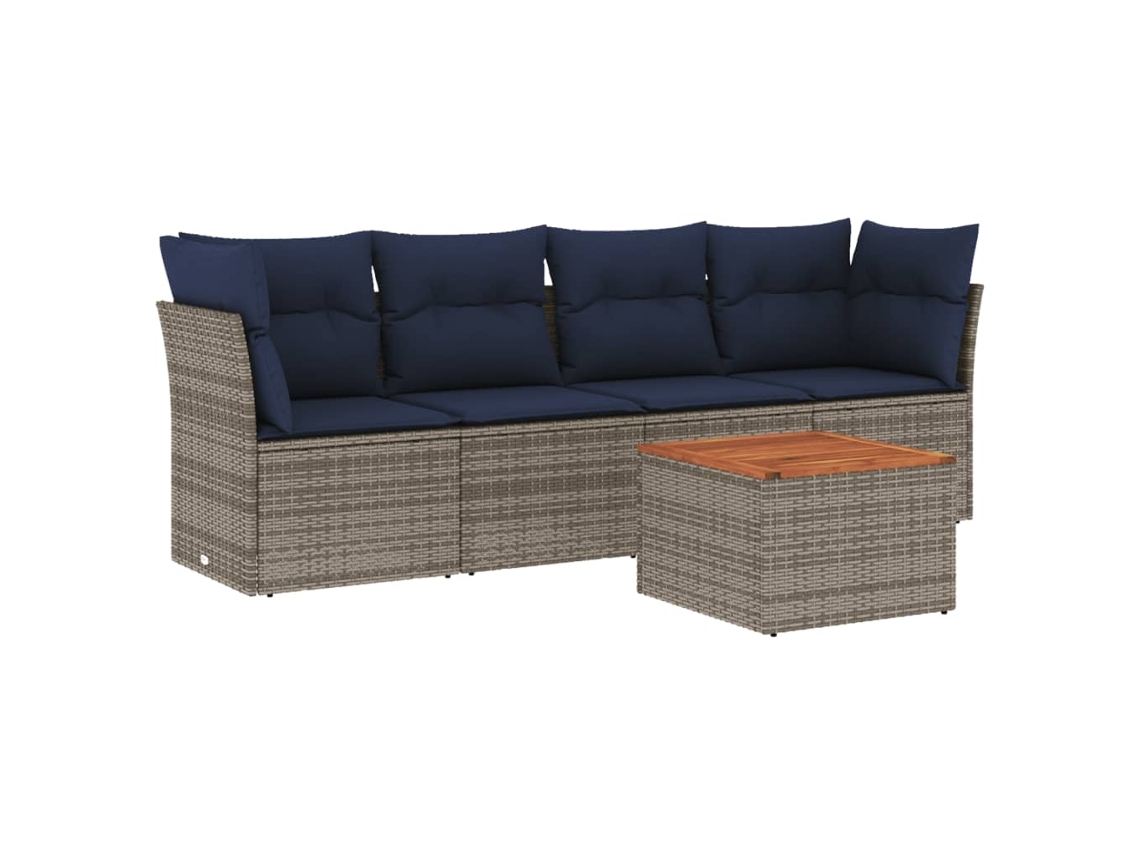 Garden Sofa Set, Garden Sofa Sets Vidaxl Cinzeto Rattan / Vime (n/a)