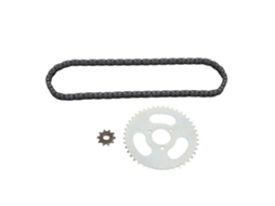 Kit de Piñón e Corrente 420 14t 36t 76 Elos S/MARCA para Patinetes e Bicicletas
