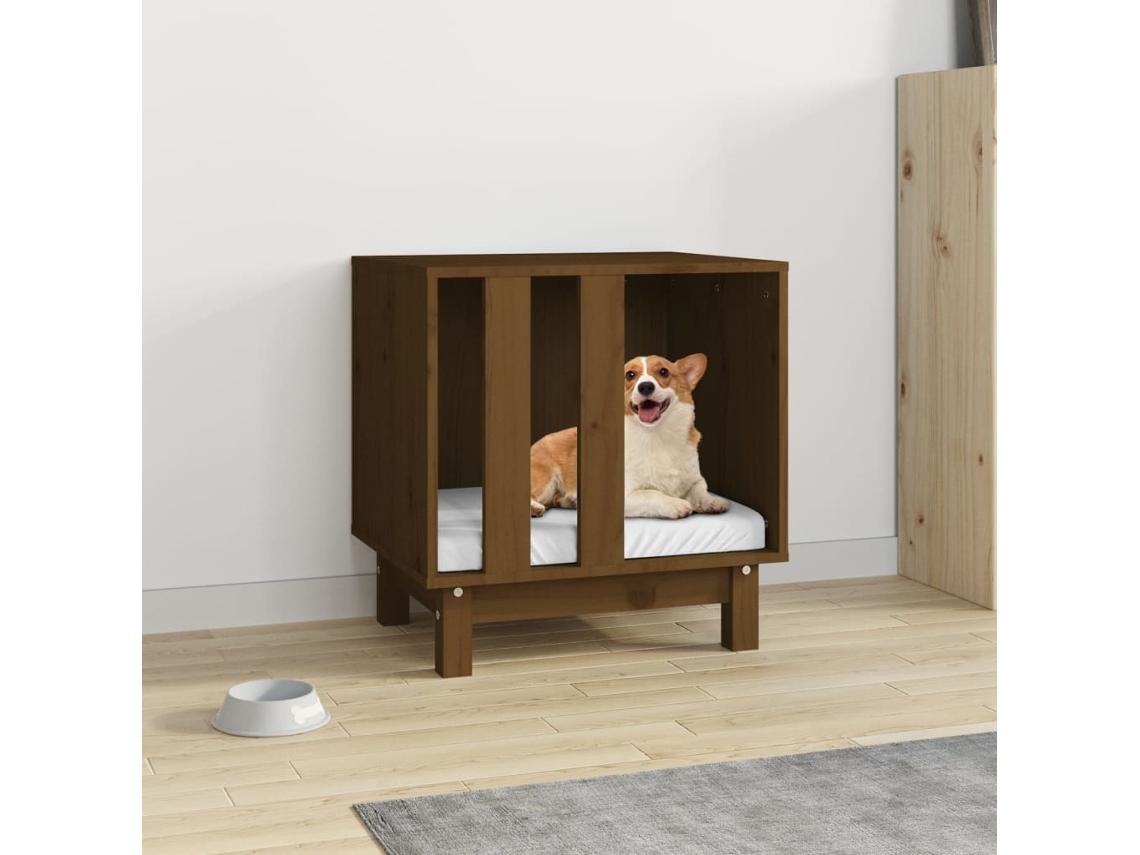 Vidaxl Casota 50x40x52 Cm Pinho Maciço Castanho Mel