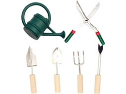 Conjunto De Ferramentas De Jardinagem Em Miniatura Feito De Liga Metálica E Plástico Leve.