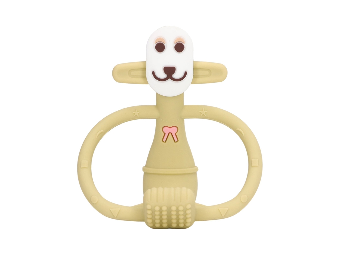 Primerox brinquedo de Morder para Bebê Silicone Macaco Silicone Nível Alimentar Verde