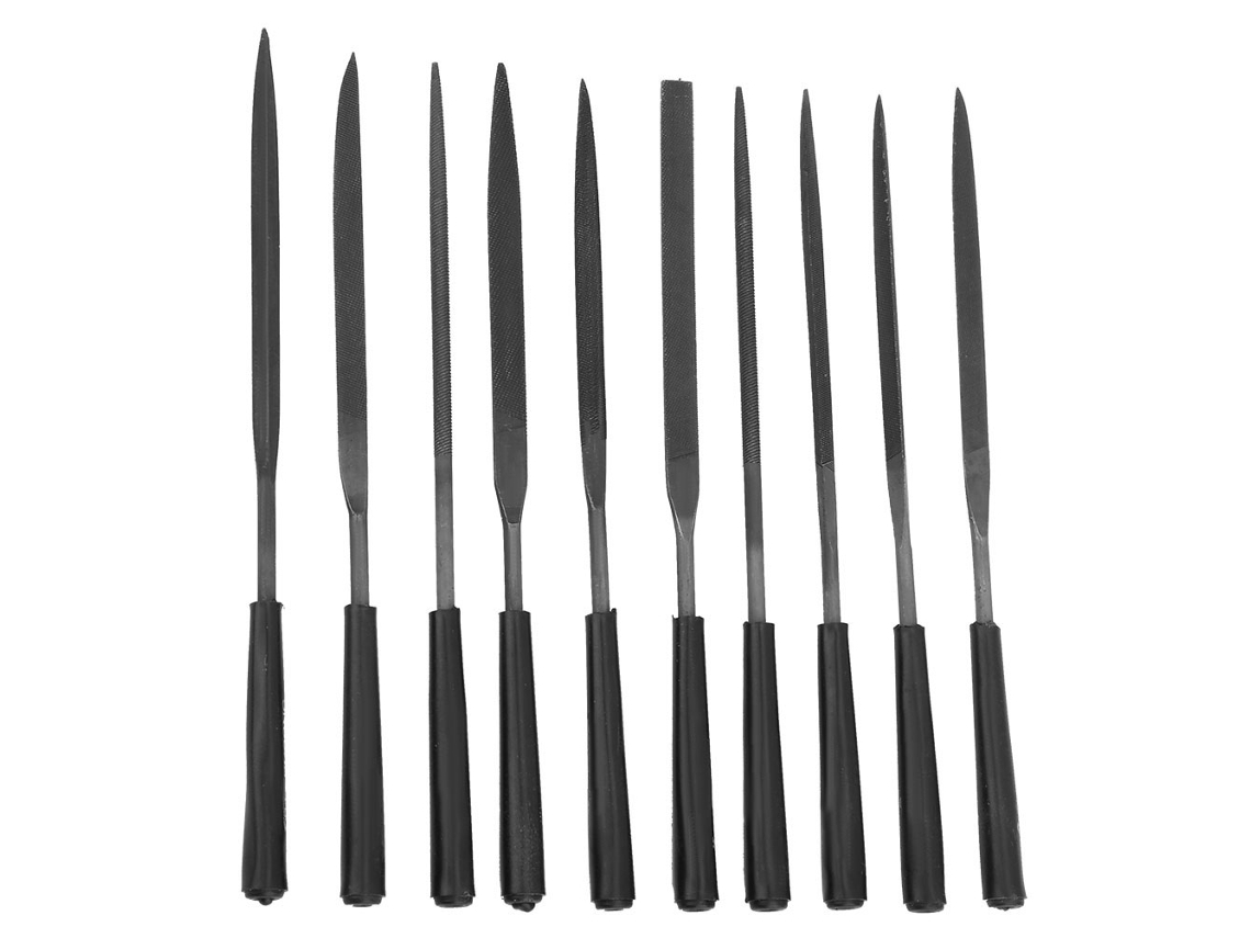 Conjunto de 10 lixadeiras de aço com rolamento de 140 mm para madeira e metal.