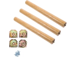 Villcase 1-conjunto De Pés Madeira Maciça Para Móveis, Extensores De Altura Para Pés Mesa, Para Suporte Estável E