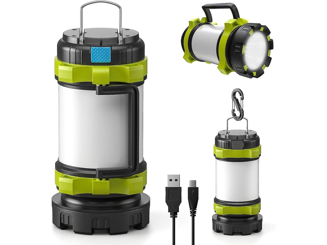 Lanterna Led Recarregável Para Acampamento, Banco De Energia De 3000 Mah, 4 Modos, À Prova Dágua Ip65 Olysi Shop