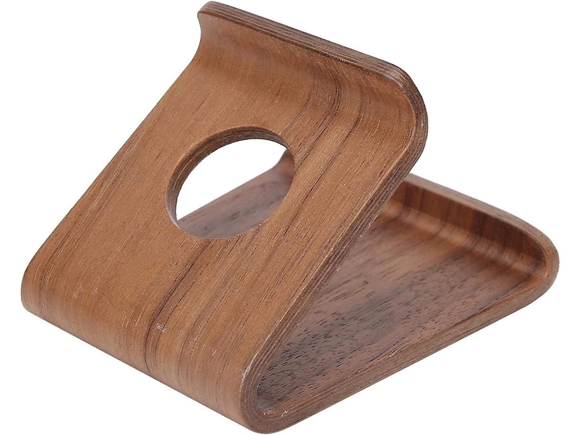 Suporte De Madeira Para Celular E Tablet (nogueira)