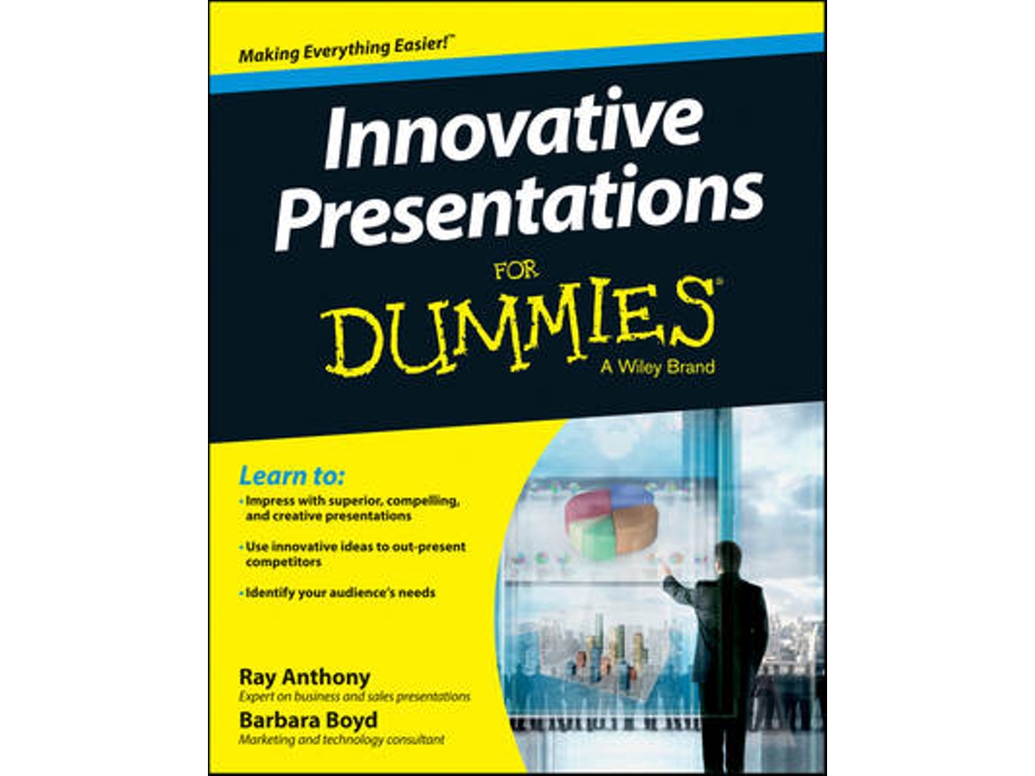 Livro Innovative Presentations For Dummies de Ray Anthony e Barbara Boyd (Inglês)