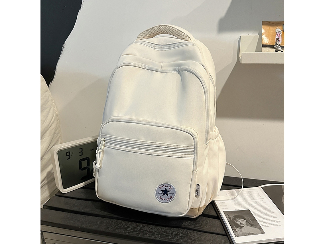 Laxiscreed Mochila Para Estudantes Com Ampla Capacidade, Leve E Resistente À Água