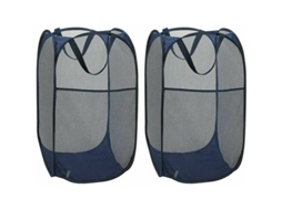 Cesto de Roupa Suja em Malha com Saco BRILVIBERA