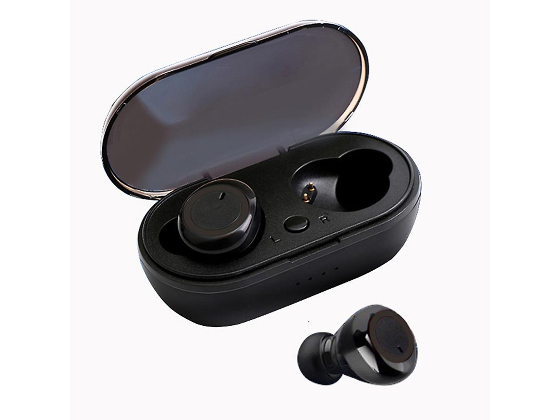 Auriculares Bluetooth True Wireless Y50 True In-Ear 5.0 Sound Black