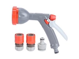Pulverizador de Mangueira 8 Funções para Regar Jardim Lavar Carro Acessório Jardim Abs Pp Aço Inoxidável 304 S/MARCA