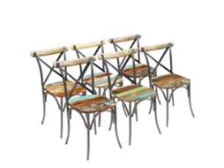 Dining Chair, Dining Chairs Vidaxl Multicolor Madeira (n/a)