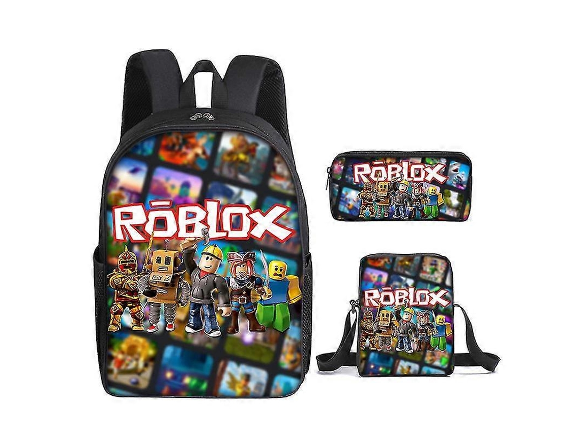 Conjunto Escolar com Mochila, Lancheira e Estojo, 3 Peças, Dinossauro, Infantil AQUAFORGE