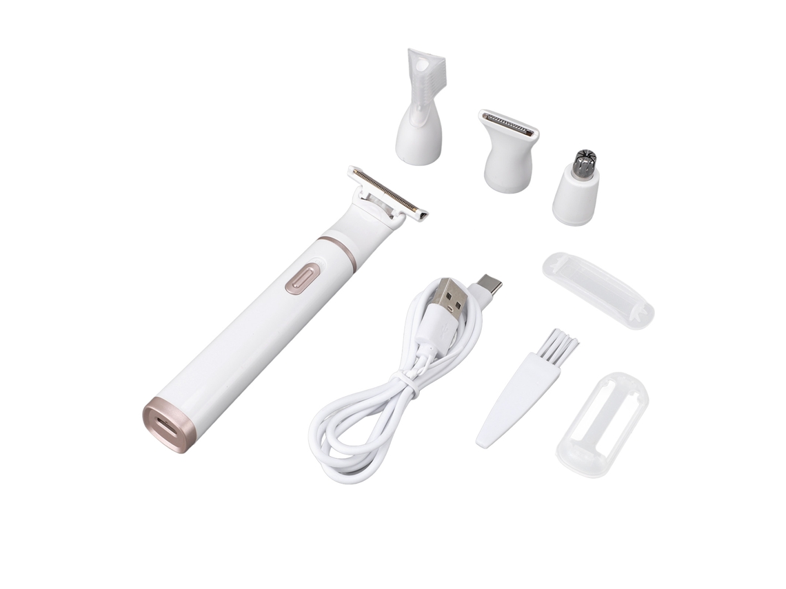 2026 kit de Depiladora Eléctrica 4 En 1 Y Recortadora de Pelo para Mujeres Con Diseño Ergonómico Y Lavable