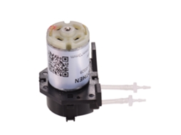 Bomba peristáltica Grothen DC 12V para aquários, laboratórios e análises químicas. Autoescorvante e com dosagem.